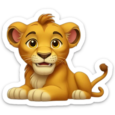 Simba sticker