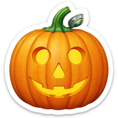 🎃🤑денежная тыква sticker