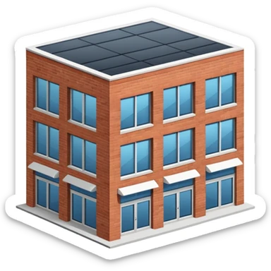 gym building sticker