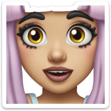 Melanie martinez 4 eyes sticker