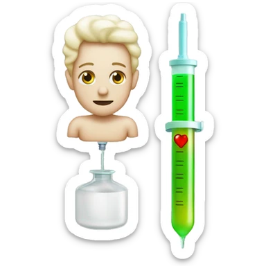 intravenous injection for antibiotic sticker