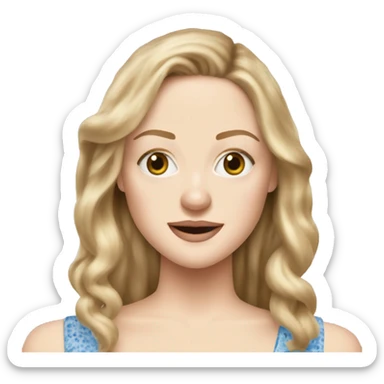 amanda seyfried in mamma mia sticker