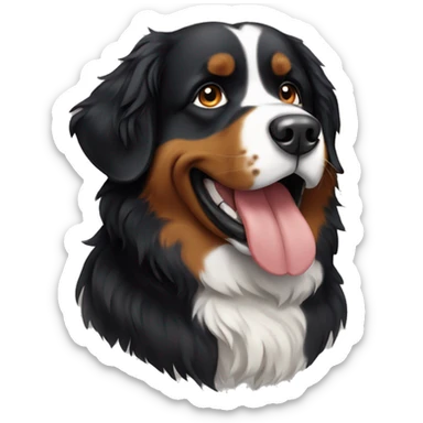Bernese montain dog sticker