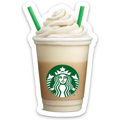 Starbucks white mocha  sticker