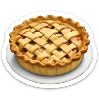 apple pie sticker