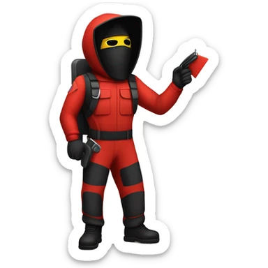 squid game guard sticker