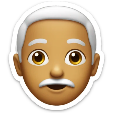 Small laddu face sticker