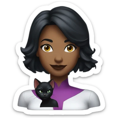 Felicia Hardy (Black Cat Marvel character from Spider-Man Universe) sticker