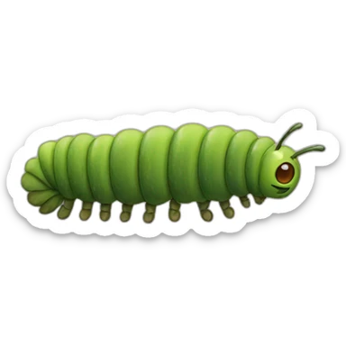 Catterpillar sticker