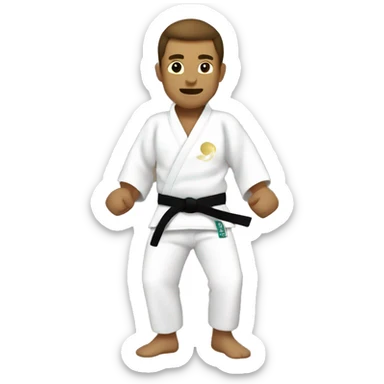 Man wins in judo sticker