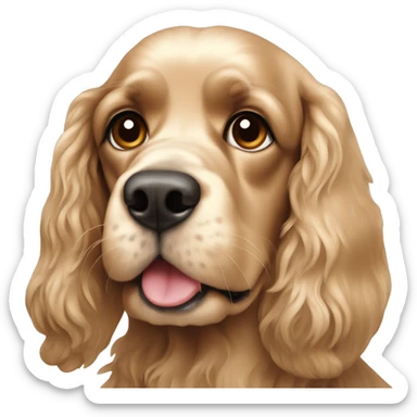 Cocker spaniel sticker