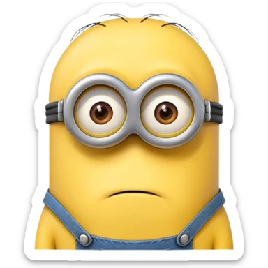 sad minion emoji sticker