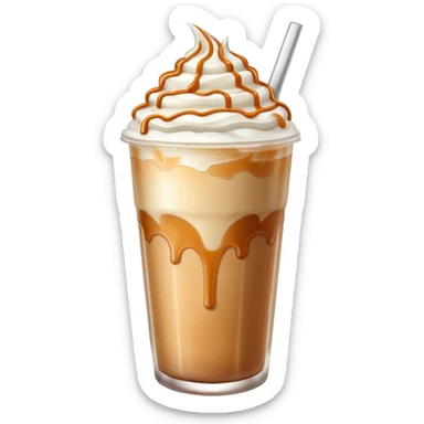 ices caramel latte sticker
