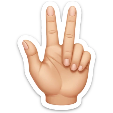 Orta parmak çeken emoji  sticker