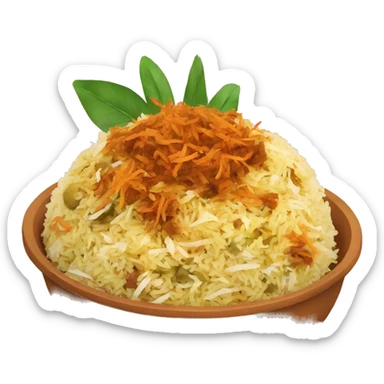 hyderabadi biryani sticker