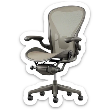 herman miller aeron desk chair sticker