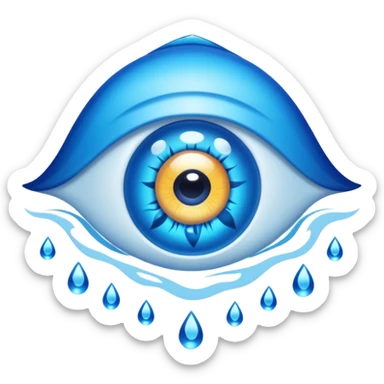 siren aesthetic eye sticker