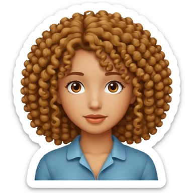 دختر موفرفری sticker