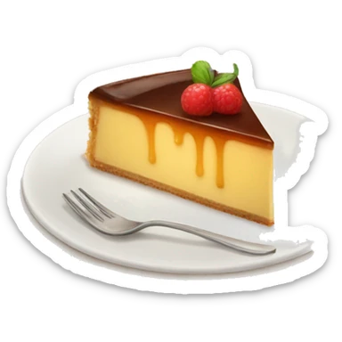 flan cake sticker