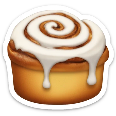 A want a cinnamon roll  sticker