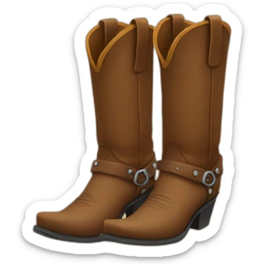 cowboy-boots-with-hands sticker