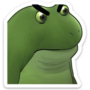 Incredibly muscular, roided up bufo, extra creatine, wearing white tank top with sweat stains, angry eyes, red face sticker