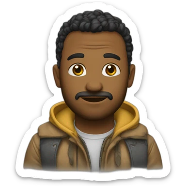 чоловік-злий sticker