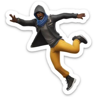 Fortnite skin dancing sticker
