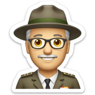 male mid-aged german business expat with Halbglatze in vietnam sticker