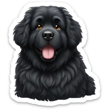 Newfoundland dog sticker