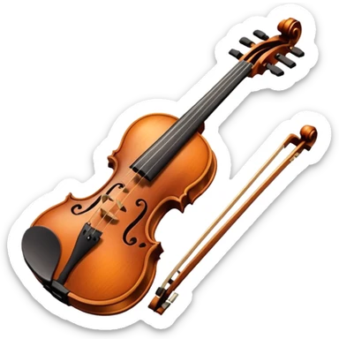 Violin sticker