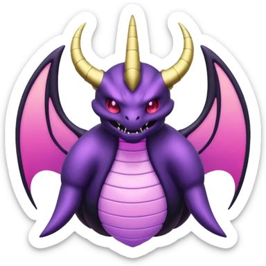 Pokemon legendary purple and pink Giratina sticker