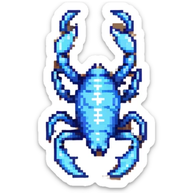 scorpion in desert sand sticker