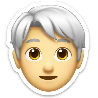 Mini anime emoji sticker