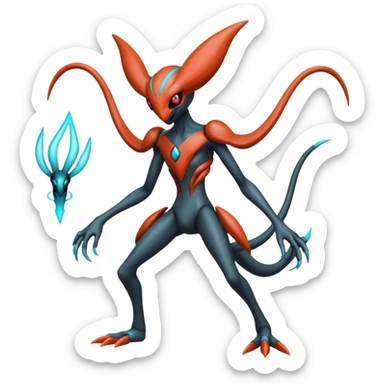 Darkrai-Deoxys-Fakémon-hybrid-creature (full body)  sticker