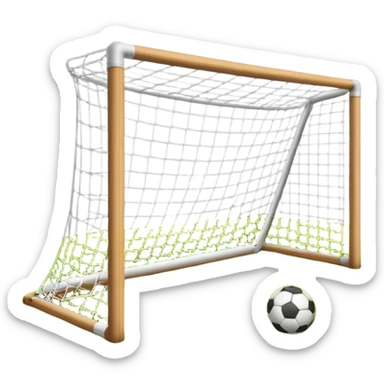 soccer goalpost sticker