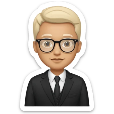 Designer website guy with professional dp sticker