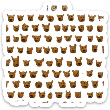 Scooby doo sumo sticker