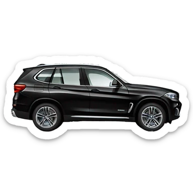Bmw suv black sticker