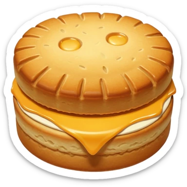 Biscuit simple, sans visage  sticker