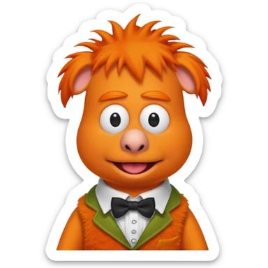 Beaker Muppets sticker