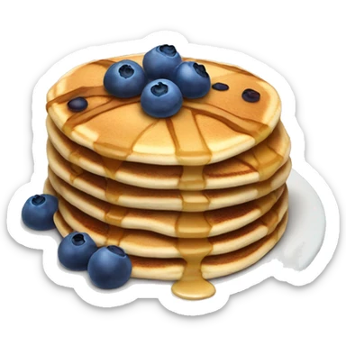 Blueberry pancakes  sticker