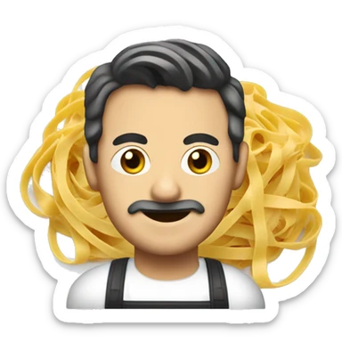 Tagliatelle with Damon sticker