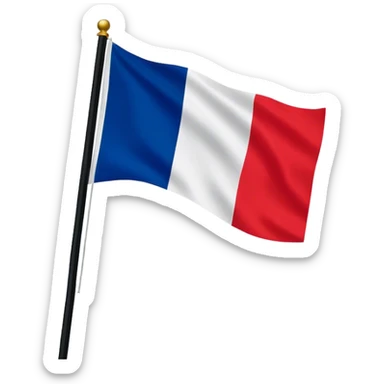 département français la Martinique drapeau (red, green, black) sticker