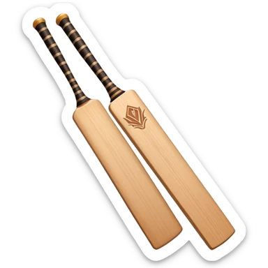 cricket bat boundary 4 sticker