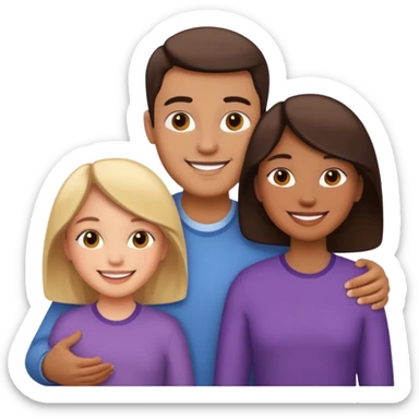 family emoji 3 people sticker
