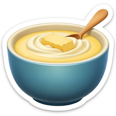bowl of semolina sticker