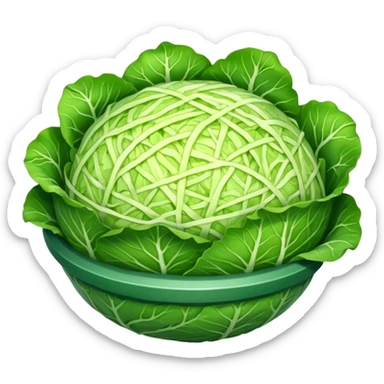 pile of grated cabbage sticker