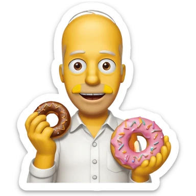 Homer simson sticker