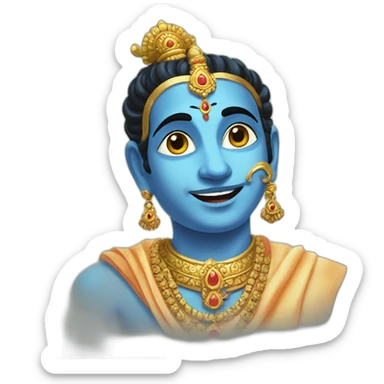 Shri Krishna sticker